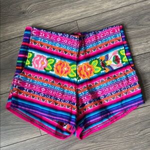 Colorful Patterned Shorts size medium